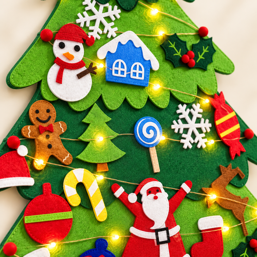 Decorate & Play Felt Christmas Tree