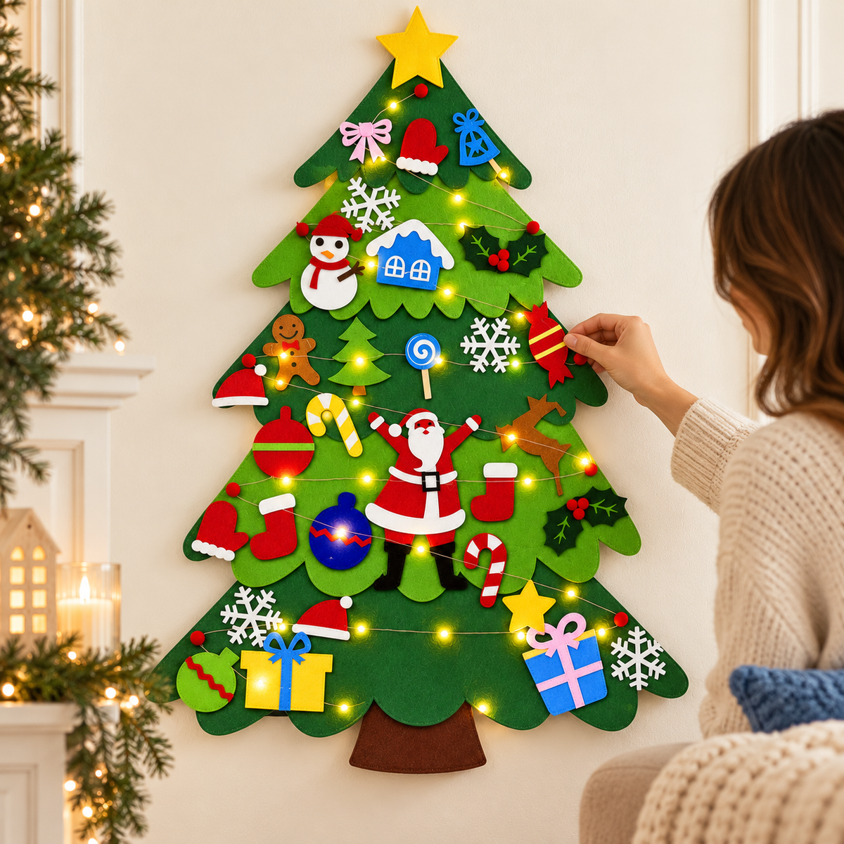 Decorate & Play Felt Christmas Tree